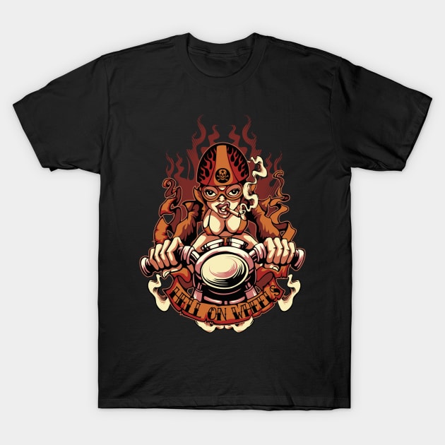 Hell on Wheels T-Shirt by viSionDesign